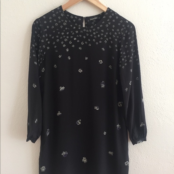 Silk Floral Mini Dress - Picture 2 of 7